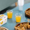 CHAHUA 140ml Disposable PP Plastic Cups, 100 Count