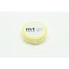 Pastel Unicolor Masking Tape - Yellow - 1.5 Cm X 7 M
