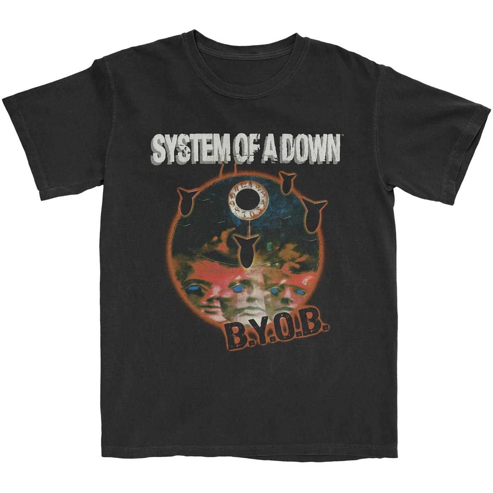 System of A Down Unisex TShirt BYOB Classic Highend Luxury Is for Both Men and Women Top Y2k 2026 Summer Oversized Tops M