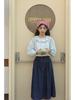 Women's Literary Lace Collar Long Sleeve Shirt: College Forest Style for 2026 Spring/Autumn