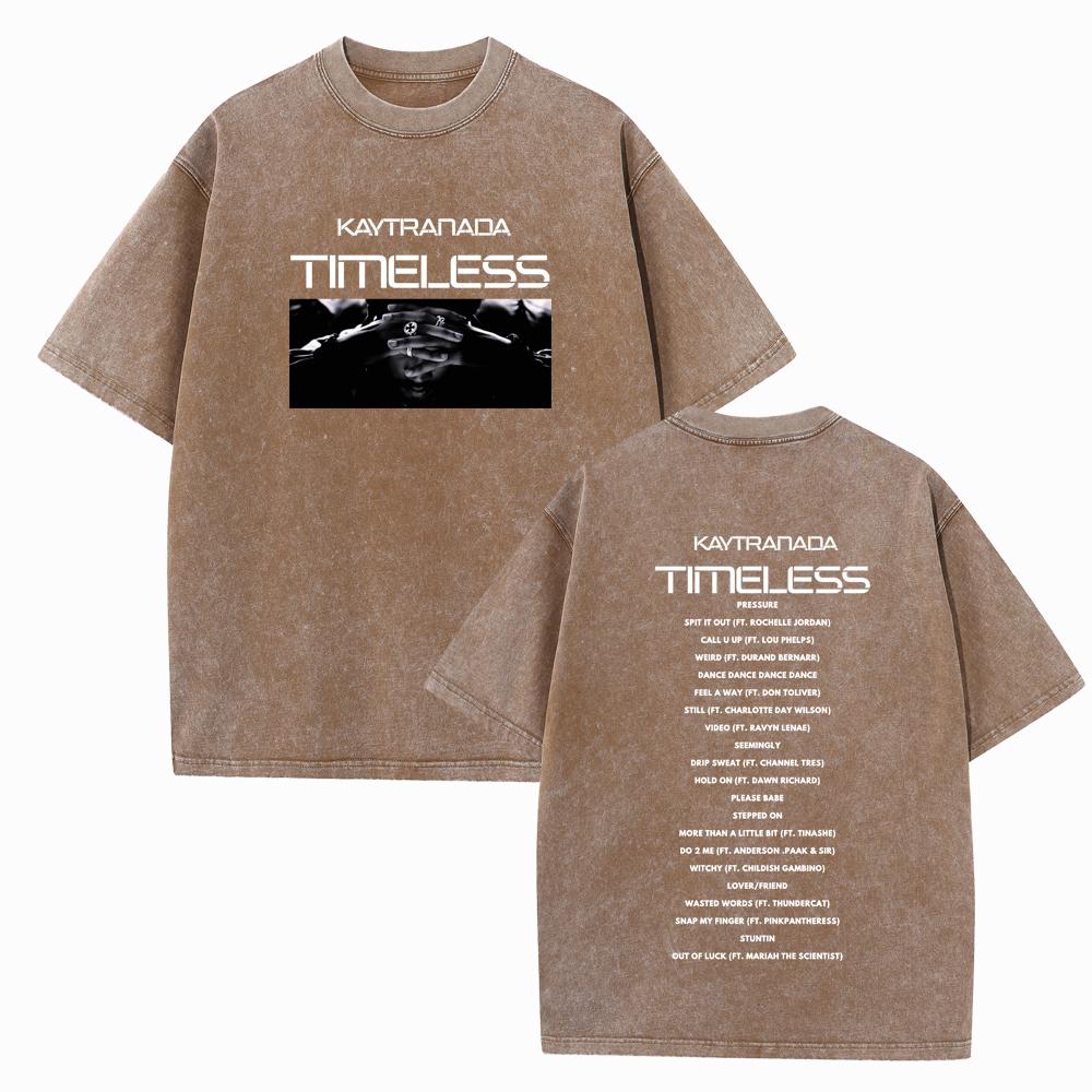 Kaytranada Timeless Shirts Vintage Harajuku Summer  Unisex O-Neck Short Regular  Sleeve Cotton T-Shirts