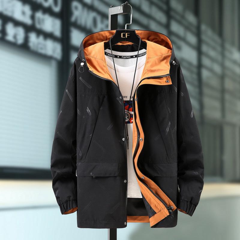 Men s Plus Size Autumn Workwear Jacket - Loose Fit Baseball Style 9XL