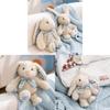 Plush Bunny Toy With Floral Design For Kids Comfort And Sleep