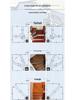 Non-slip Spiral Stair Carpet Mat - Self-adhesive Long Pile for Wood or Tile