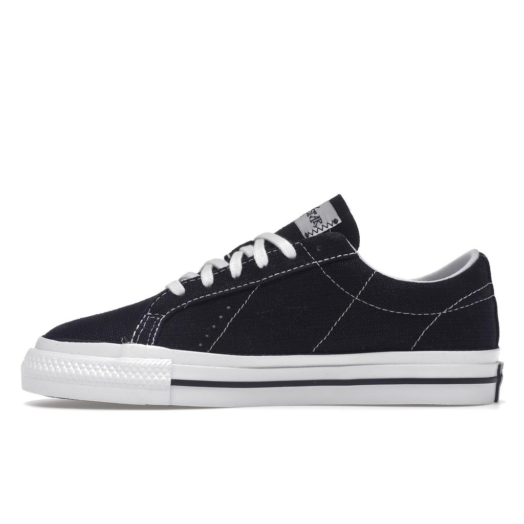 Tênis Unissex Stussy x Converse One Star Low Preto Branco 173120C