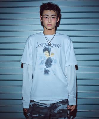 [Junji Ito Collaboration] Love Sickness T-Shirt [White]