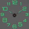 2D/3D Large Roman Numeral Acrylic Mirror Wall Clock Sticker Fashion DIY Quartz Clocks Watch Home Decoration Living Room Stickers