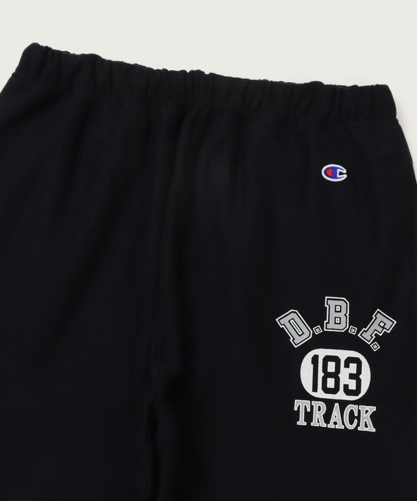 CHAMPION Reverse Weave Regular Fit Graphic Sweatpants Black