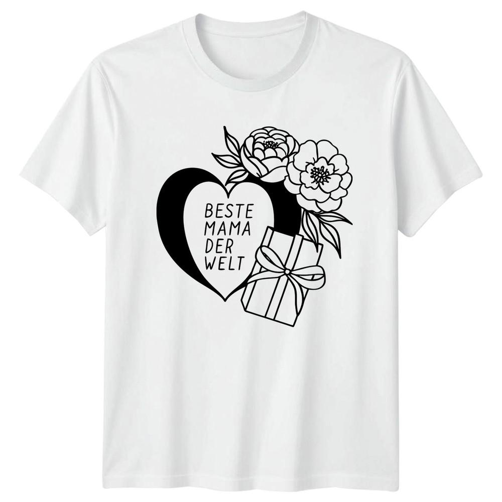 Beste Mama Der Welt Unisexs TShirt Mothers Day Family Mothers Day Gift For Her S