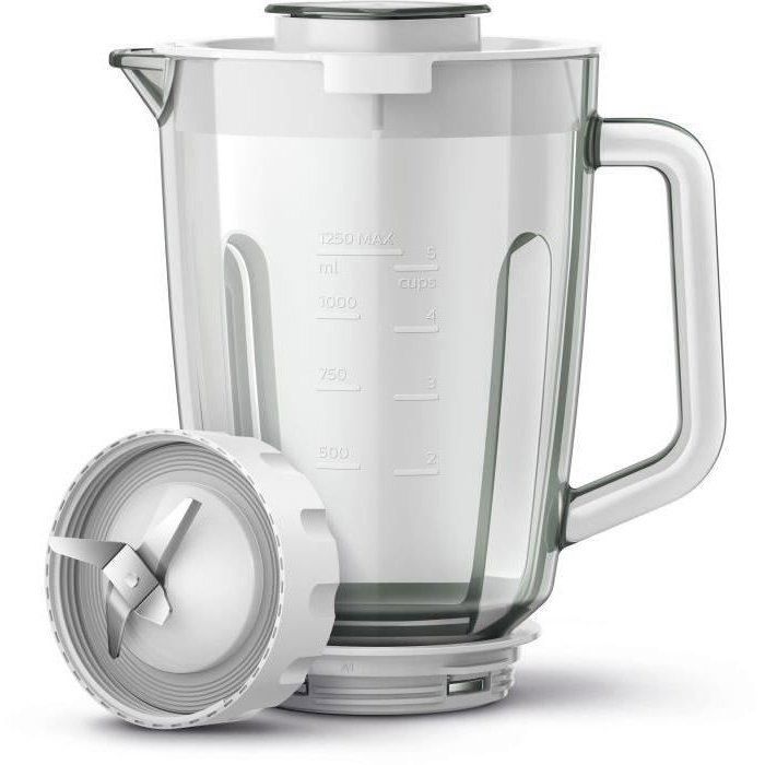 Standmixer - PHILIPS - HR2291/20 - Serie 3000 mit Zerkleinerer - 600W - 2L - Weiß