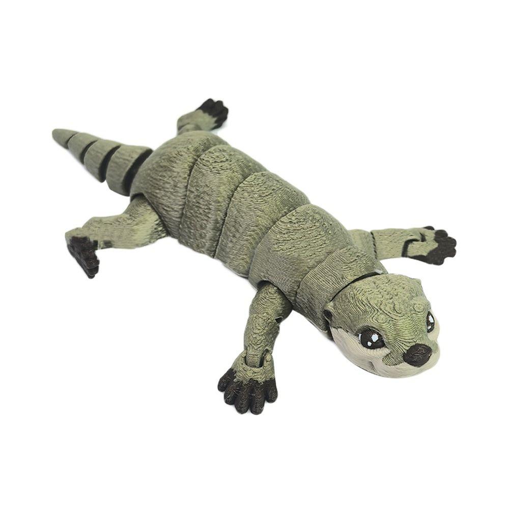 Kreatives Design PLA Otter Modell Spielzeug Niedlicher Stil Mini Otter Puppe 3D Gedruckter Otter Kreative Ausstellung