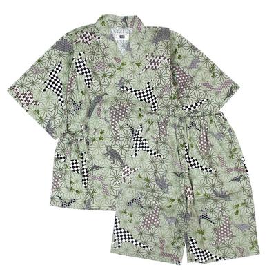 Jinbei Dinosaurier Junior Südkreuz 150cm Jungen Set, Druck, Größe, 100% Baumwolle, Stoff, Khaki,