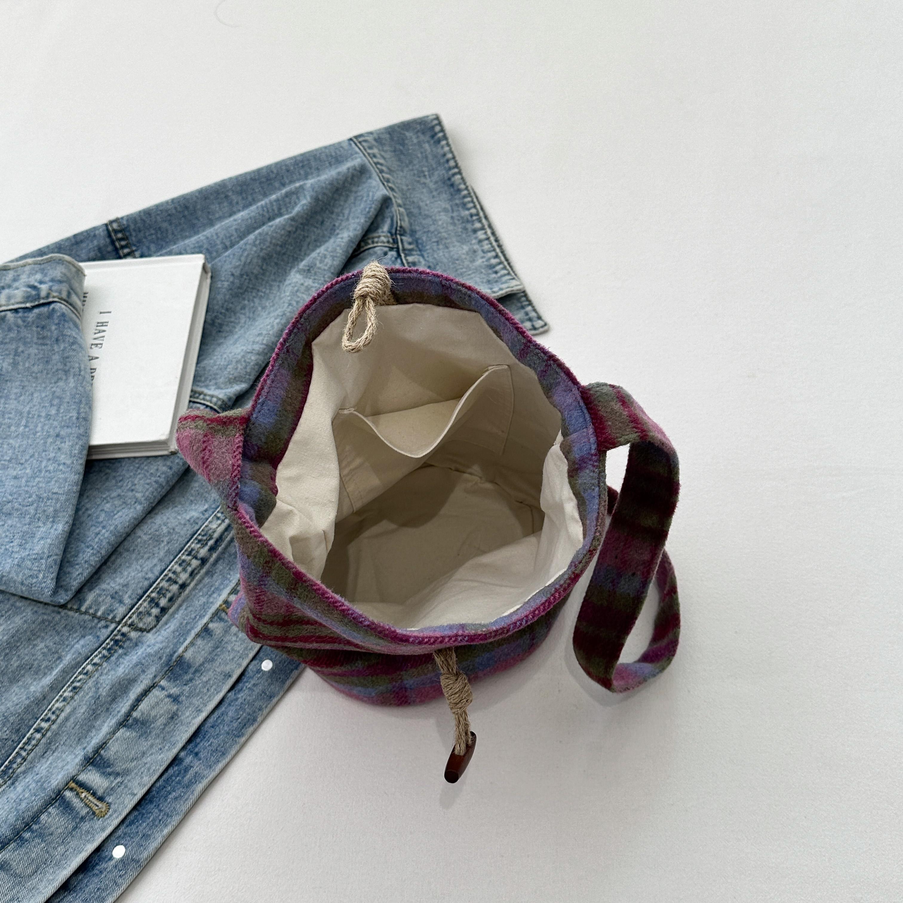 Модная сумка-ведро для женщин — фото 5