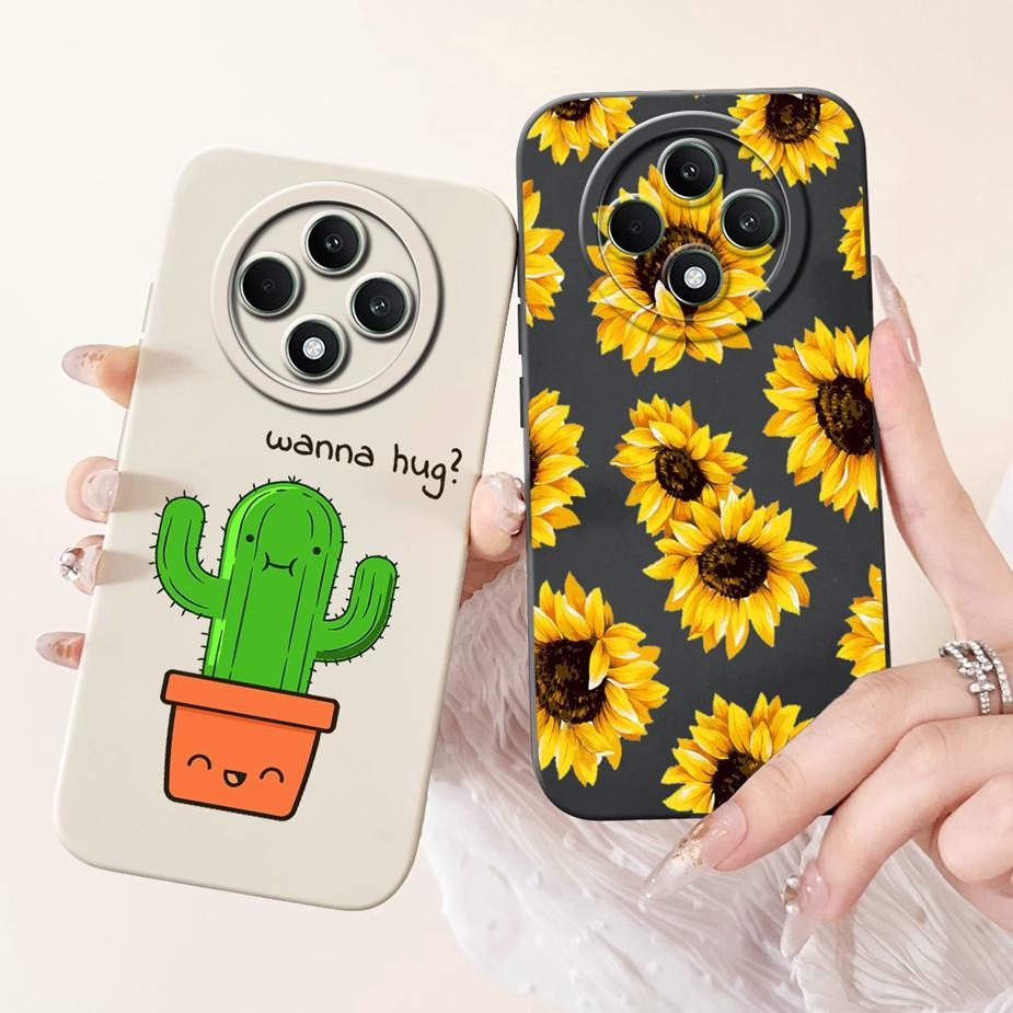 Für Oppo Reno12 F 4G Hülle CPH2687 Neue Luxus Candy Lackierte Abdeckung Stoßfeste Handyhülle Für Oppo Reno 12F Reno12 FS 5G Weiche Hülle