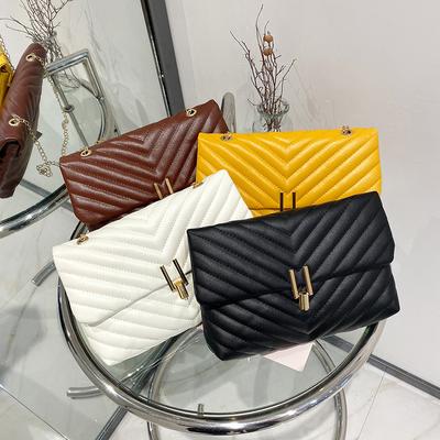 Embroidered Wavy Pattern Bag for Women Small Bag Fashionable and Versatile Women's Crossbody Bag