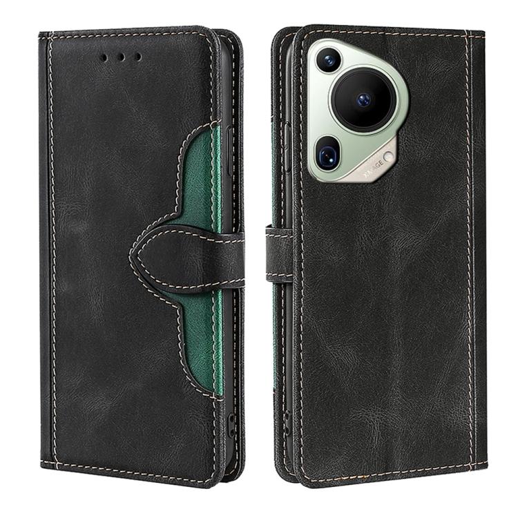 Skin Feel Magnetic Buckle Leather Phone Case