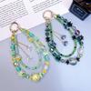 High-End Handmade Crystal Beaded Phone Chain Pendant Keychain for Women