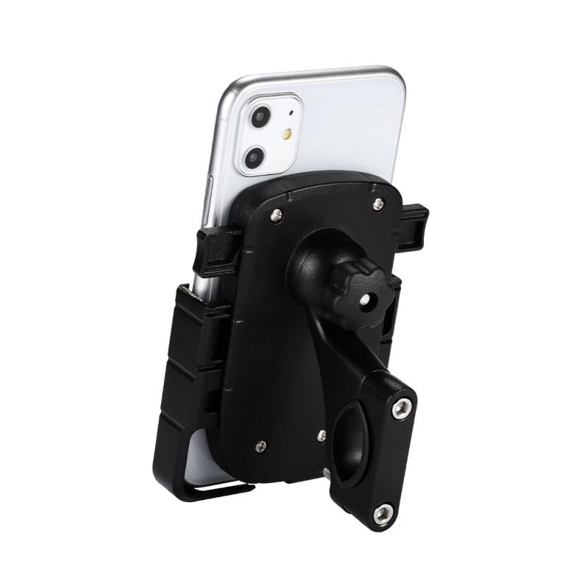 Aluminum Bike Phone Mount Motorcycle Handlebar Rearview Mirror Cell Holder Cycling Navigation