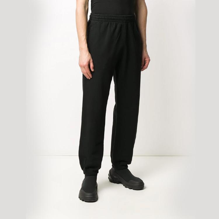 Off-White Fw20 Arrow Letter Print Knit Sweatpants Men Bottoms Black OMCH029E20FLE0061001