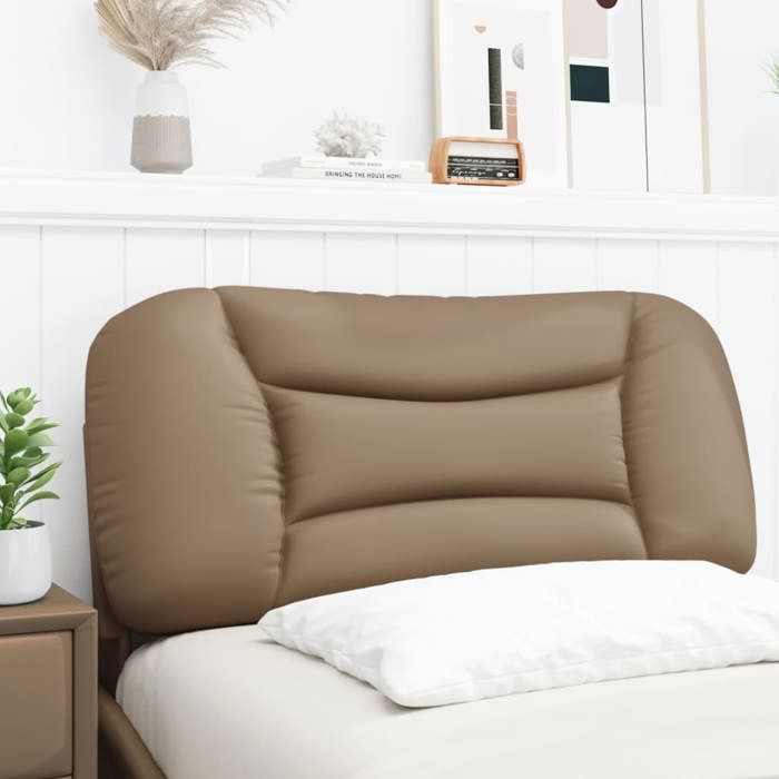 VidaXL Coussin de Tête de Lit, Oreiller de Lecture avec Fermeture à Glissière, Coussin de Lecture pour Lit Chambre, 374548