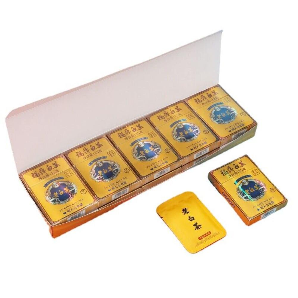 Fuding Shoumei Old White Tea Mini Square Cookie Bag 150g