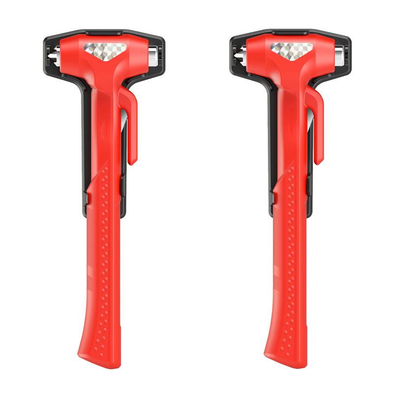 Oem 1pc Car Safety Hammer Emergency Escape Tool Window Glass Breaker And Seatbelt Cutter Essential Automotive Accessory Black