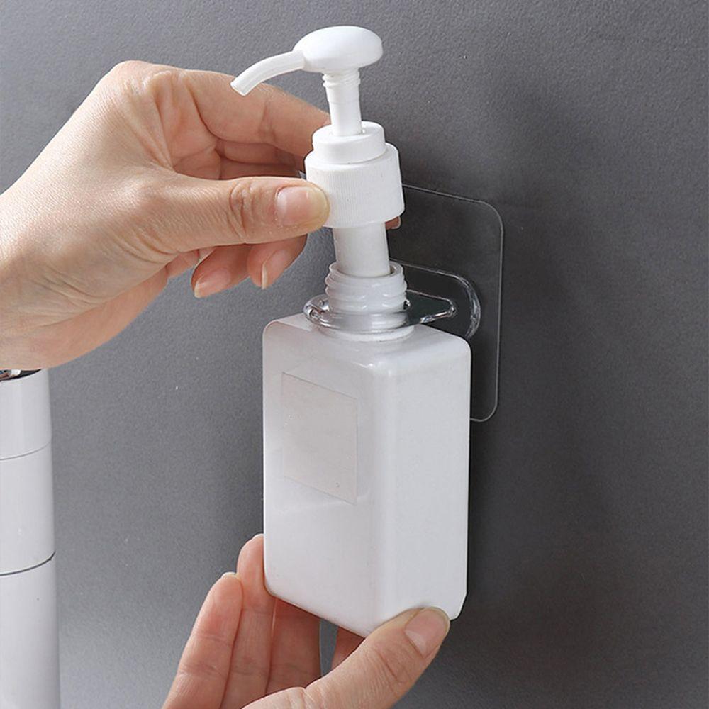 Accessories Wall Mounted Storage Hook Shampoo Bottle Shelf Liquid Soap Holder Shower Gel Organizer