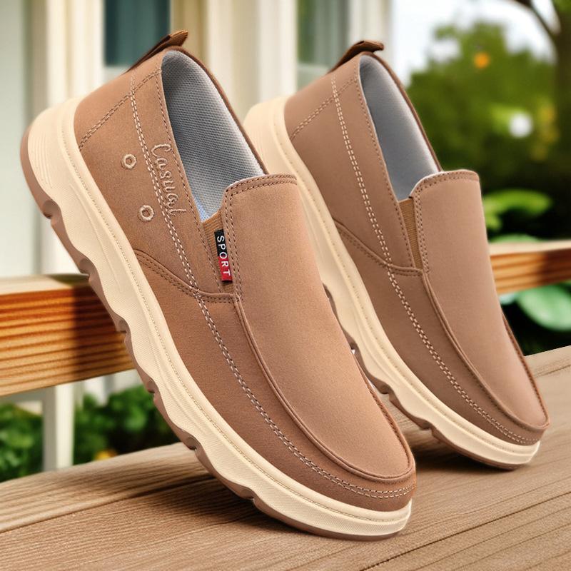 Old Beijing cloth shoes men's summer new trend comfortable breathable soft sole non-smelly feet men's shoes casual tooling shoes