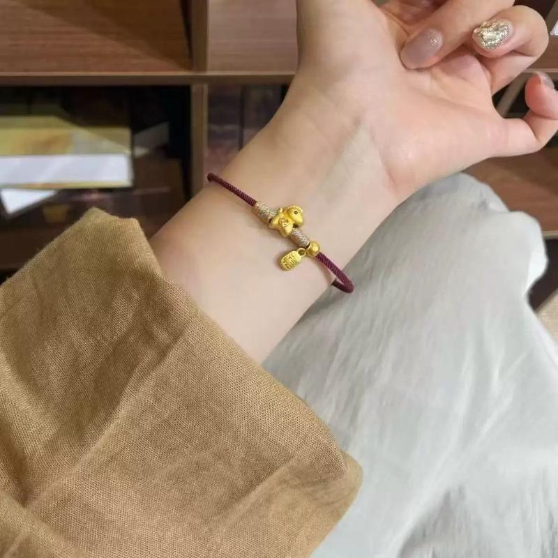 Zodiac Horse Red Cord Bracelet Couple Jewelry Gift For Men And Women