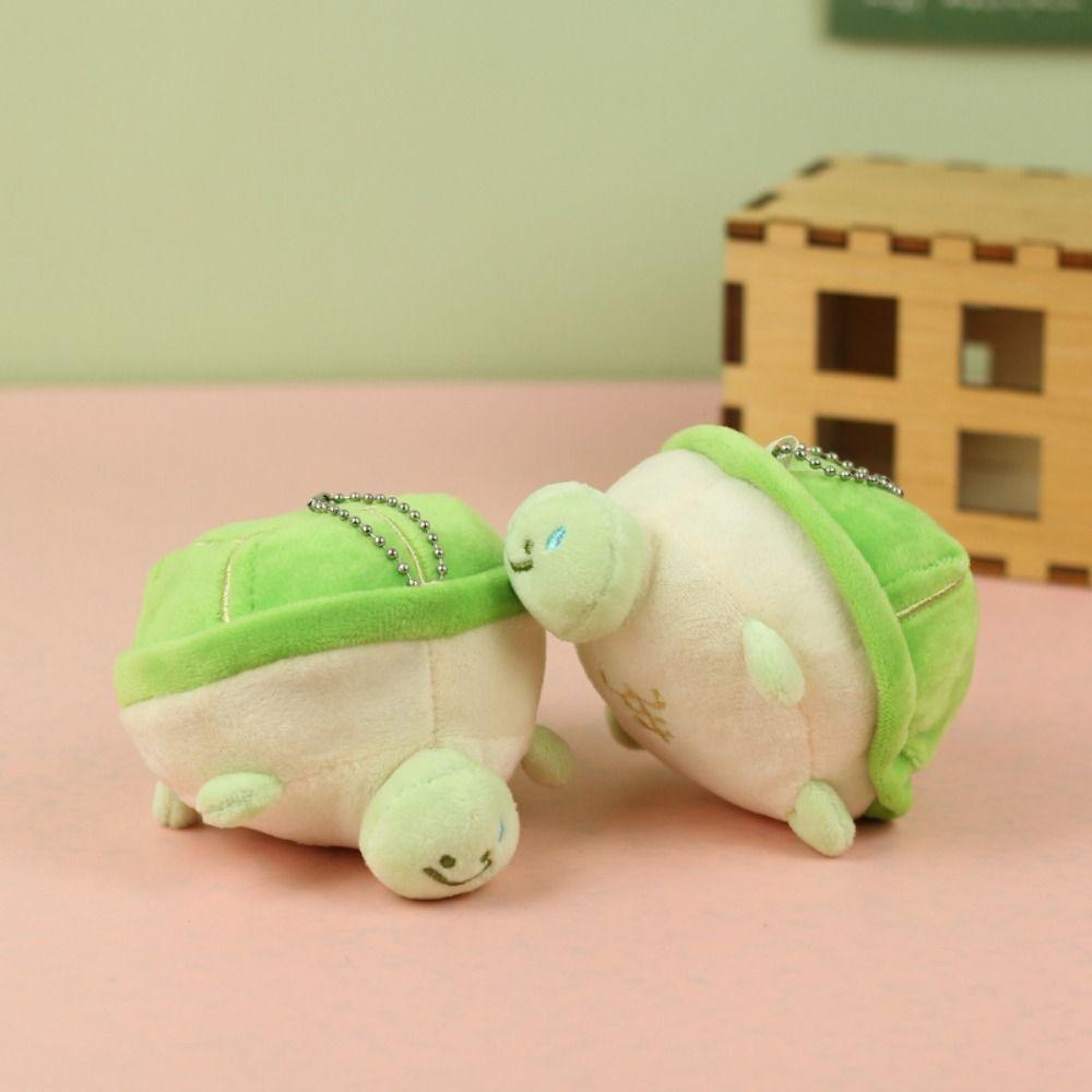 Squeeze sounds Tortoise Plush Pendant Sea Turtle Pendant Turtle Plush Keychain  Women Key Holder
