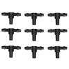 100PCS Leak-Proof Hose Connector 4/7 Mm Drip Irrigation Connector  Flower and Vegetable Planting
