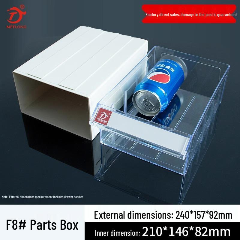 Desktop Drawer-Type Organizer Box, Thickened Storage Cabinet for Components and LEGO Bricks