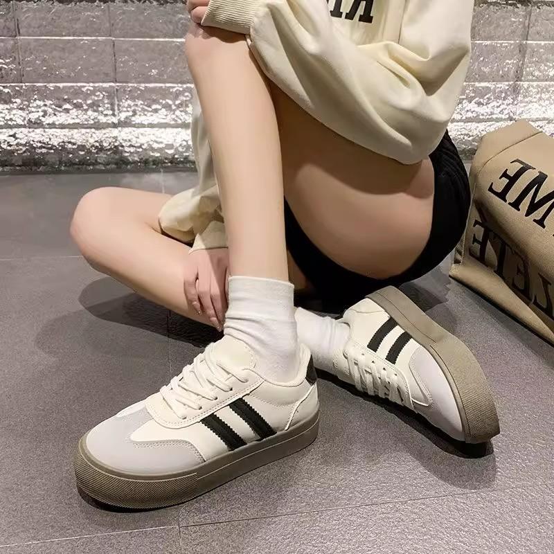 Shell Shoes Women's Shoes New Student Platform Heightening White Shoes Sports and Leisure Board Shoes Summer Breathability
