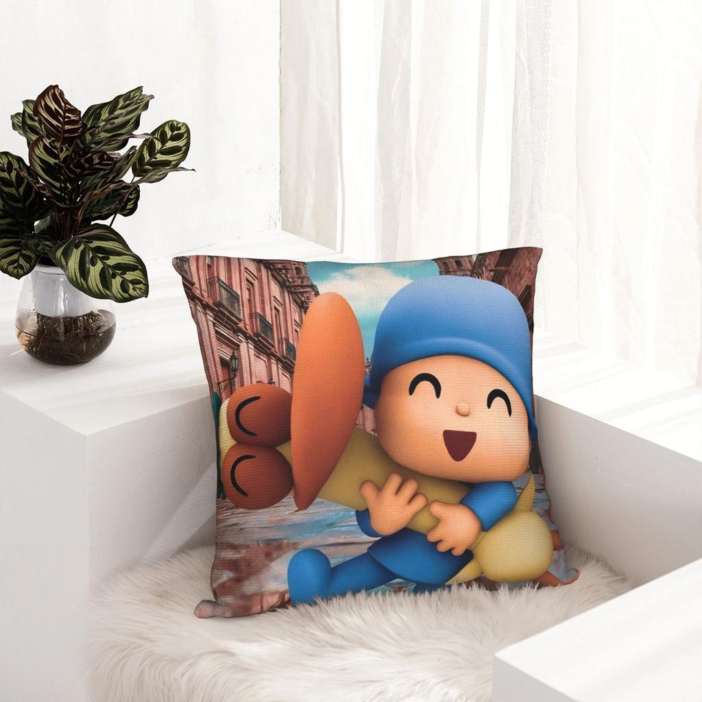 Decorative Pillow Cover Pocoyoes Cartoon Comdy Stuff Home Throw Pillow Case Cover Drop Shipping Multi-Size