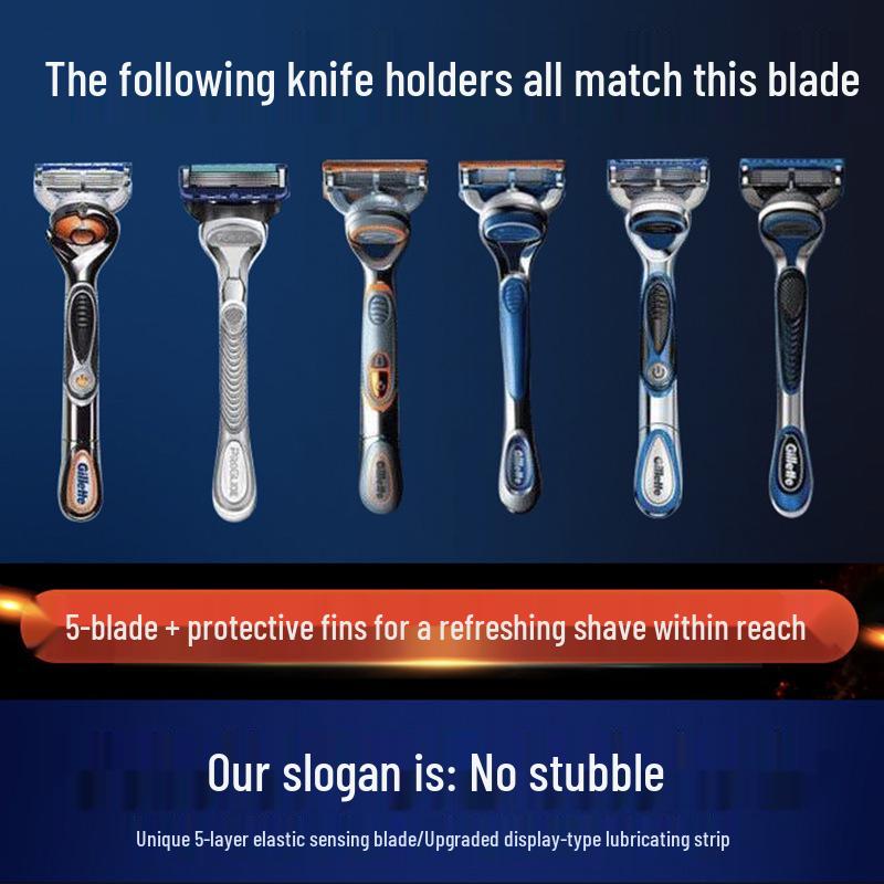Old-Fashioned Drop-Shipping Compatible Razor: 5-Layer Gillette Fusion5 Shaving Knife