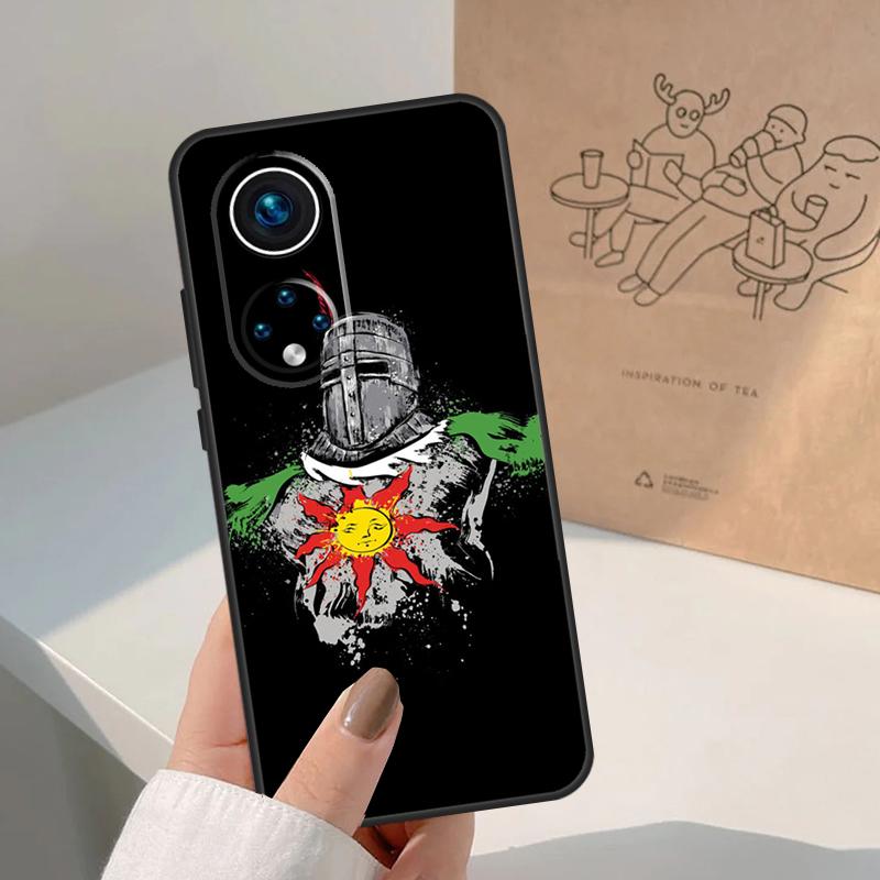 Praise the Sun Dark Souls For Huawei P20 P30 P40 P60 Pro P Smart Nova 9 5T Honor 70 90 50 Magic5 Lite X7a X9a X8a Case