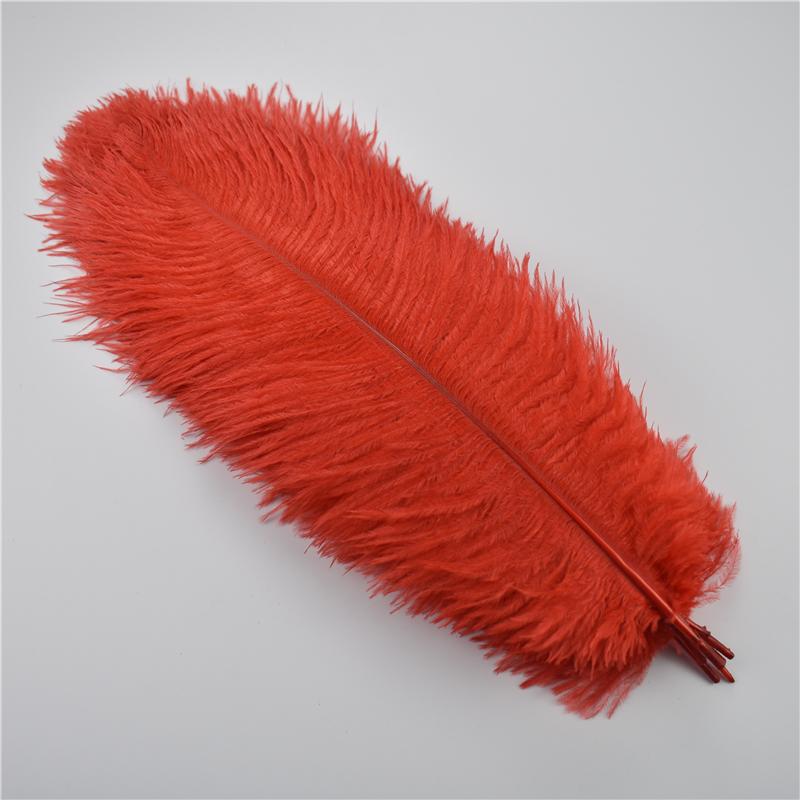 10Pcs 35-40Cm Colorful Ostrich Feathers For Crafts Carnival Decoration Table Centerpieces Plume For Vases Handicraft Accessories