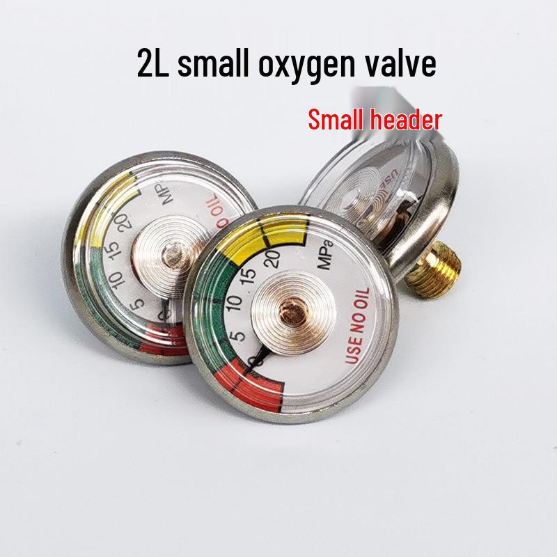 2L Portable Welding Torch Kit: Air Conditioning Accessories with Oxygen Meter, Valve, Bridge, 4L Oxygen Cylinder, and Inflation Tube.