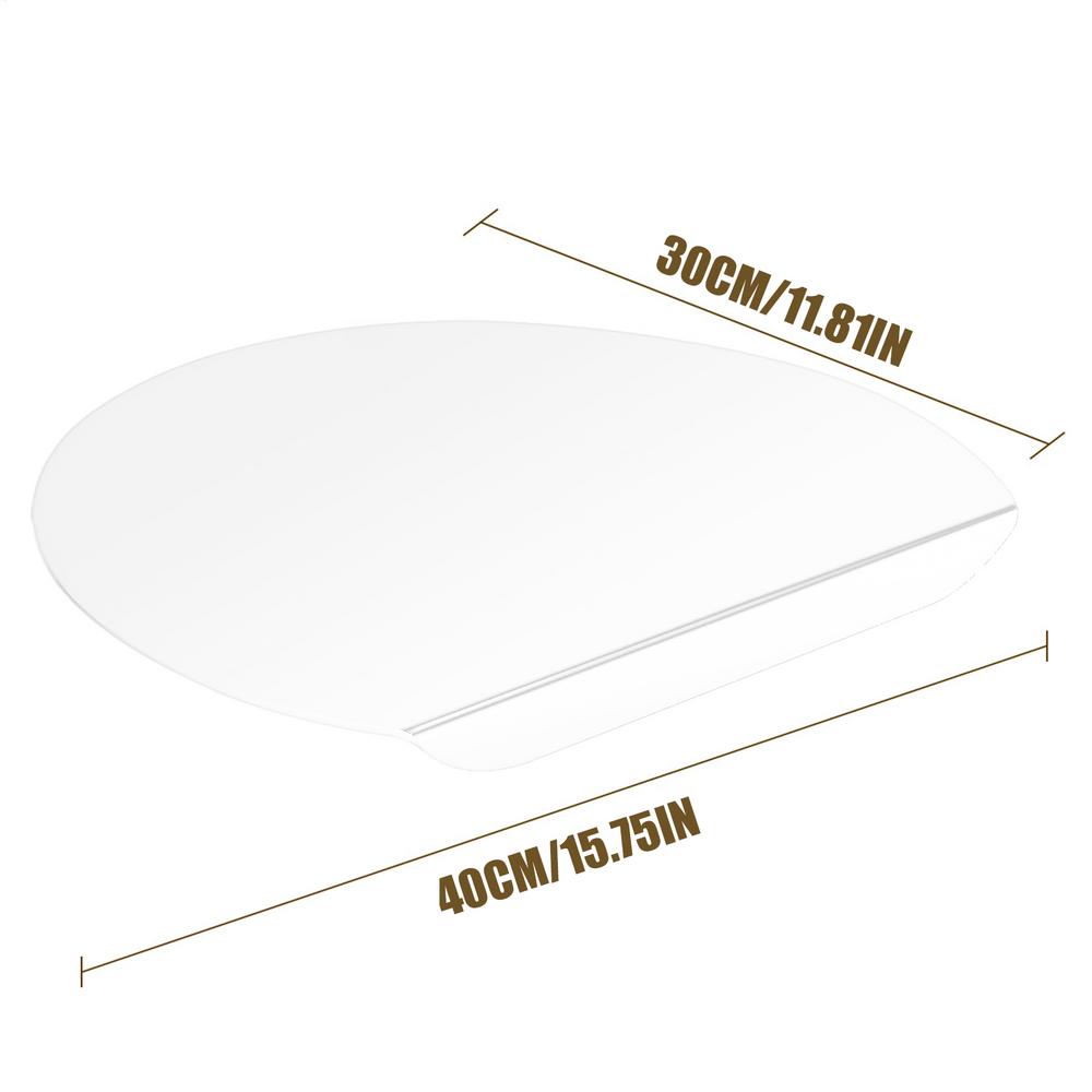 

Acrylic Cutting Boards With Lip Non-Slip Food Plate Over The Counter Non-slip Chopping Board For Home Table Stove Camping Meat прозорий