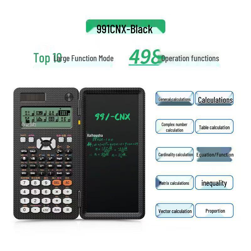 Scientific Calculator with Handwriting Pad for Advanced Studies and Exams