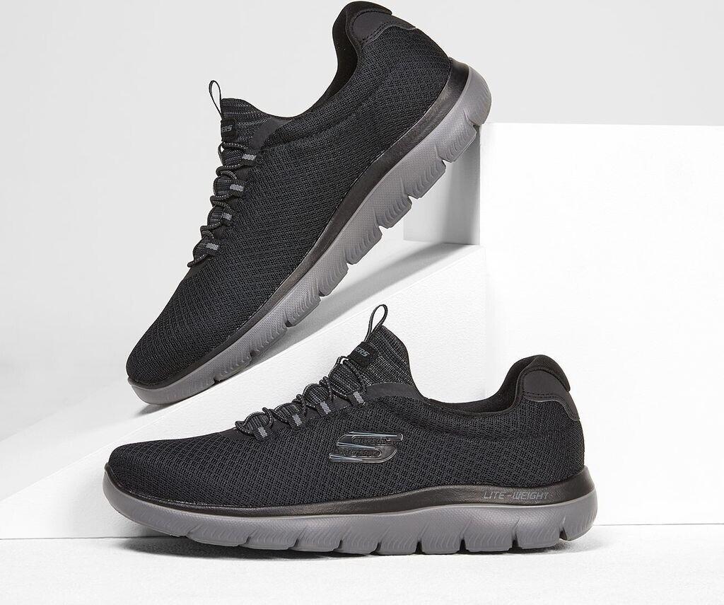 Skechers Summits Men Black/charcoal Sneakers