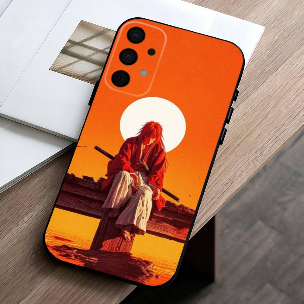 Anime R-Rurouni K-Kenshin-N Phone Case For Samsung Galaxy A73,A72,A71,A70,A53,A52,A51,Soft Silicone Black Cover