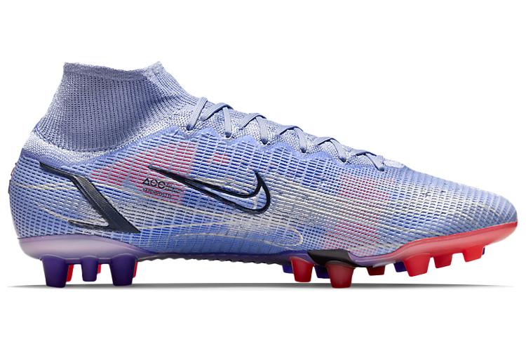 Nike Mercurial Superfly 8 Elite Km Ag Artificial Grass 'Light Thistle Purple Dazzling Indigo Purple Bright Deep Red' DJ3973-506