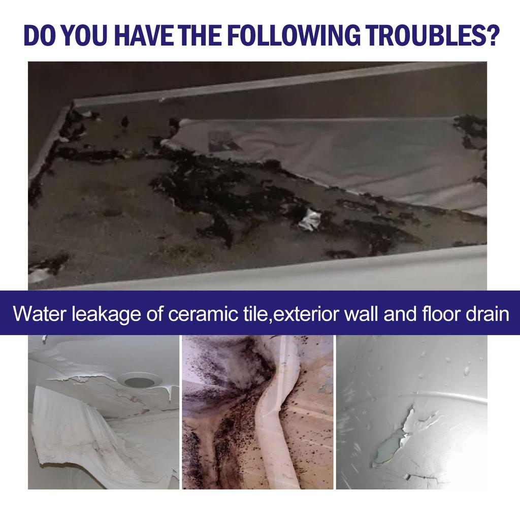 100g Transparent Waterproofing Adhesive for Repairing Leaks No Smash Tile Bathroom Kitchen Floor Tile Coating Waterproofing Agent