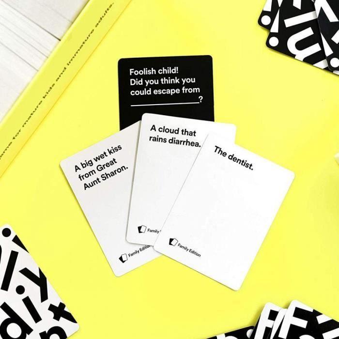 Jeu de carte - Cards Against Humanity - Family Edition - Blanc - GENERIC - Multicolore