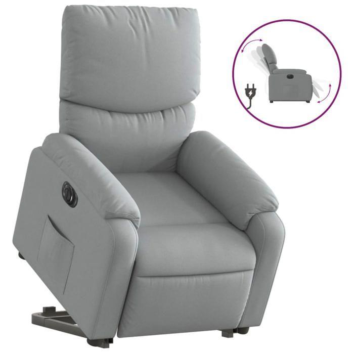VidaXL Electric Recliner, Relaxation Chair with Adjustable Backrest and Footrest, Living Room Seat 3204848