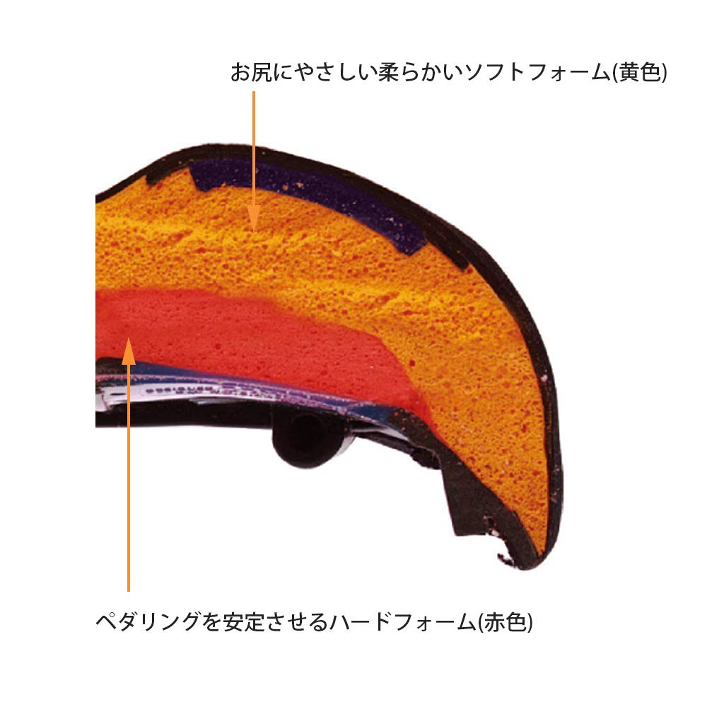 SERFAS Saddle Egel Dual Density 277x175mm Black