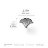 Neo-Chinese Style Cabinet Knob Ginkgo Leaf Shape Cupboard Handle Simplicity Drawer Knobs  Wardrobe