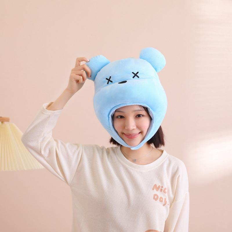 Colored bear headgear, hat, photo props, photo props, cartoon headgear, performance props
