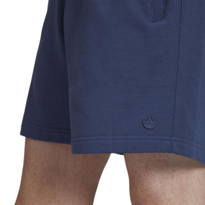 Adidas Solid Color Drawstring Waist Athletic Shorts Men Bottoms Indigo HF6360